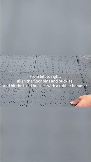 Installation Steps for Elastic Interlocking Tiles