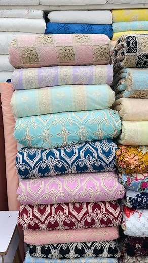 Imported High Quality Cut Work Chicken Kari Shirt Piece And Loss Fabric Available For Order 923020220347 & 923121366199 | ahmed_fabrics3