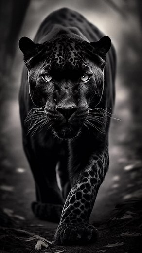 Majestic Black Panther on the Prowl
