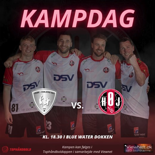 7.2K views · 99 reactions | KAMPDAG - SPÆNDENDE OPGØR MOD RIBE-ESBJERG ⭐⭐⭐ I aften kl. 18.30 løber vores liga-herrer på banen i Blue Water Dokken i Esbjerg til endnu en vigtig jagt på 2 point 拾 Følg med i vores stories på Instagram og Facebook 朗 HØJ Elite - Sammenhold og Fællesskab i Særklasse ⭐ | HØJ Elitehåndbold ApS | Facebook
