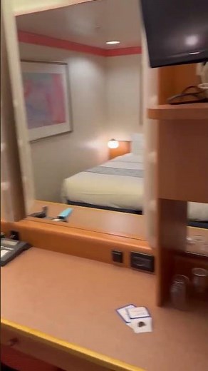 Carnival Legend Cabin 7287 Tour | Interior Stateroom