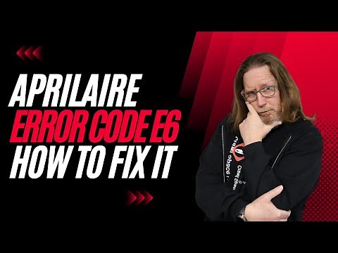 Aprilaire Dehumidifier Error Code E6: How to Troubleshoot and Fix