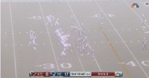 Julio Jones Implies The New England Patriots Cheated By Producing Fog During 'Sunday Night Football' Game