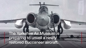 The Yorkshire Air Museum have done a good job restoring this Buccaneer aircraft. | BBC York