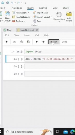how to add a raster data in arcpy #arcgispro #gis #remotesensing #reels