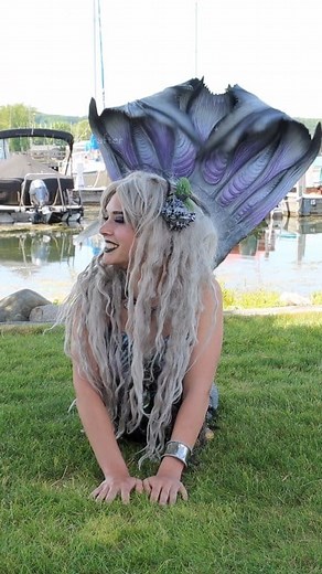 65K views · 261 reactions | Sometimes mermaids come to shore to meet the humans 來 This video shows Mermaid Phantom resting in the grass in East Jordan, MI for the Up North Busker Festival a few years back. Mermaids do enjoy meeting people as much as the people enjoy meeting them  #themagiccrafter #mermaid #michiganmermaid #professionalmermaid #mermaidphantom | The Magic Crafter | Facebook