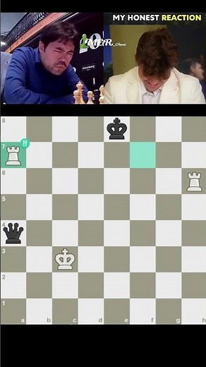 AND HE SACRIFICES THE ROOK!! #chess #checkmate #magnuscarlsen
