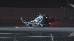 Motorcycle rider in critical condition after accident on East Freeway