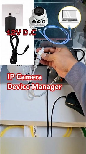 How to connect your IP camera to your PC for IP configuration? #IPCamera #PC #Networking #CCTV