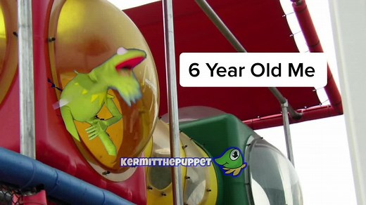 Haaa yes the McDonald’s play place, the sweet smell of fried food and little kid germs, #kermitthepuppet #mcdonalds #viral #kermit #kermitthefrog￼