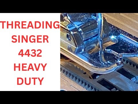 THREADING THE SINGER 4432 HEAVY DUTY SEWING MACHINE!