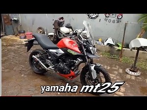Yamaha Mt 25 modif ringan konsep adventure
