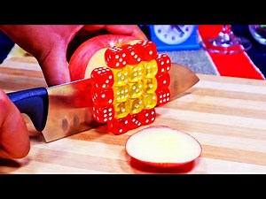 Breakfast - Dice in Real Life / Stop motion ASMR Cooking