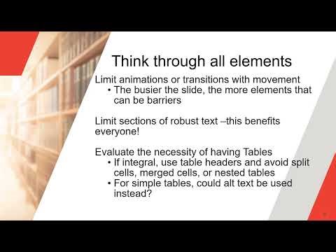 Accessibility at the Forefront: Guidelines for more inclusive presentations