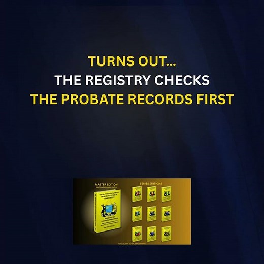THE COURT SECRETLY CHECKS THE PROBATE RECORDS FIRST