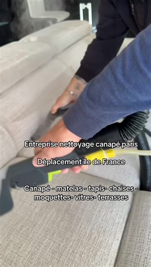Entreprise nettoyage canapé paris leader en île de France dans le nettoyage de canapé #paris #catcut #clean #lavage