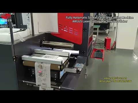 Fully Automatic Sticker Laser Die Cutting Machine | ARGUS LASER