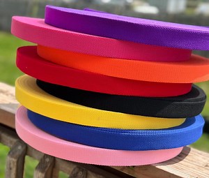 1.25" Poly Cotton Webbing: Strong Straps, Key Fobs - 1 Yard - Etsy
