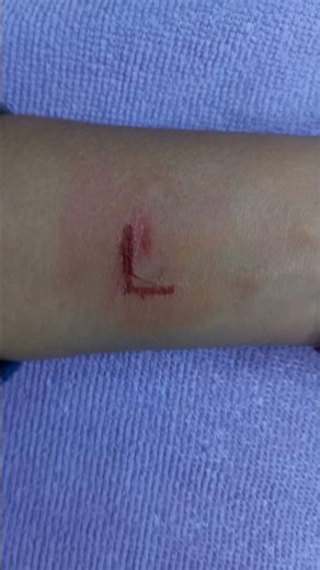 L-leather cut hand makeup #new #shortsvideo