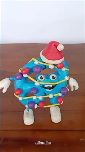 I Made Six Seven (67) Christmas Edition in Plasticine 🎅 (Clay Sculpture) #shorts