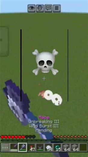 spear with meace 🤐📈📈 #minecraft #gaming #minecraftcommunity