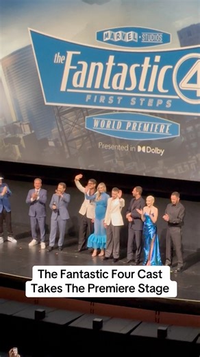 42K views · 626 reactions | #TheFantasticFour: First Steps cast takes the stage at the film’s premiere. | Rotten Tomatoes | Facebook