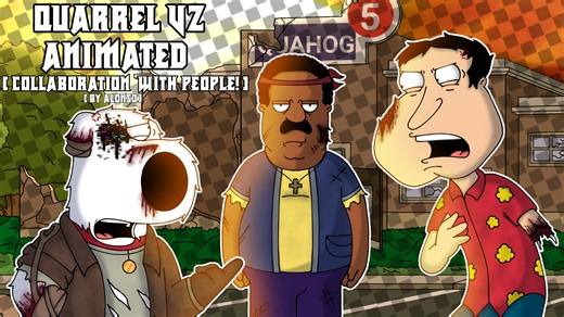 【授权转载】FNF错误化恶搞之家普遍事故 曲目:吵架V2 超优质概念动画(圣诞特辑)