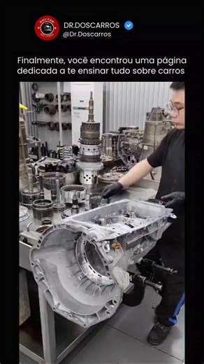 Dr Dos Carros on Instagram: "Reparo da Transmissão ALPINA B7 6AT Revisão profissional completa da transmissão automática de 6 marchas da ALPINA B7, com foco em recuperar trocas de marcha suaves, estabilidade hidráulica e máxima durabilidade sob alto torque. • Substituição dos conjuntos de embreagem e discos de fricção • Inspeção detalhada e manutenção do corpo de válvulas • Verificação e recondicionamento do conversor de torque • Troca de retentores e juntas conforme padrão OEM Resultado: desemp