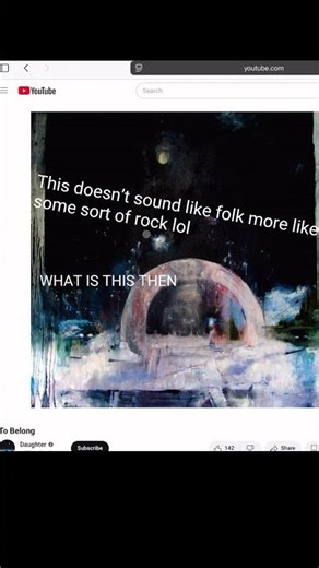 How is Daughter (band) still just “indie folk” - this sounds more rock to me