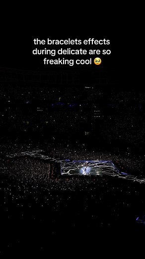 Delicate Jump at Taylor Swift's Era Tour | Stunning Bracelets Effects!