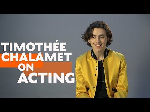 Timothée Chalamet Interview on Acting & Call Me By Your Name