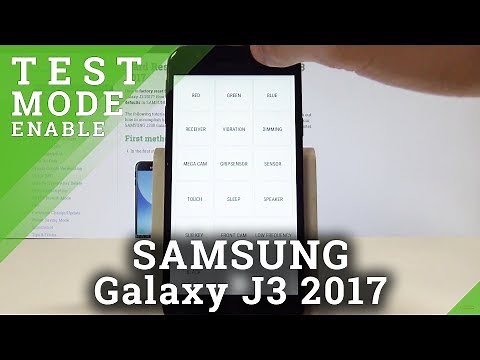 Test Codes SAMSUNG Galaxy J3 2017 - Hidden Test Menu / Hardware Test