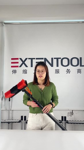 Extenclean 24FT water fed pole equipment for window cleaning with brush L400 7.2 meters extension poles。#cleaningtools #windowcleaning #tools