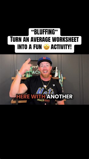 Turn an average worksheet into an awesome 🤩 learning activity for your students with “BLUFFING!” Great collaborative learning experience with directions in the video 🎥 #schoolofengagement #teachersoftiktok #trending #today #teachers