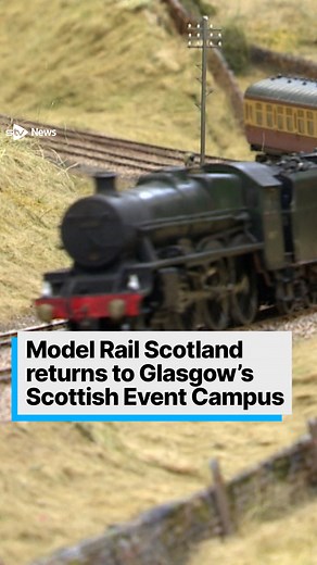 A record number of visitors are set to steam their way into Glasgow’s SEC for Scotland’s largest model railway exhibition event. Model Railway Scotland recorded a 25% increase in ticket sales ahead of the exhibition, which is taking place over the weekend. Organisers believe as many as 20,000 visitors will attend the three-day event, the largest number in the show’s 59-year history. #railway #modeltrains #glasgow #scotland #news | STV News