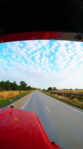 Driving Through Albury at Sunset