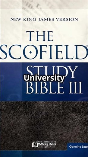 Scofield Study Bible iii Nkjv Burgundy Leather is More than just a Bible ✨