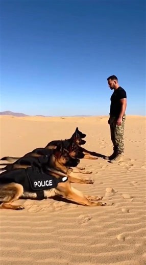 💥 Perfectly Synchronized Police Dogs 💥 #K9Training #PoliceDogs #GermanShepherds #EpicAnimals #shorts