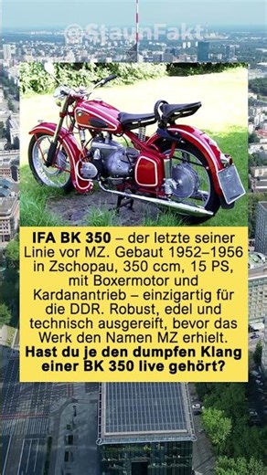 IFA BK 350 – der letzte seiner Linie vor MZ
