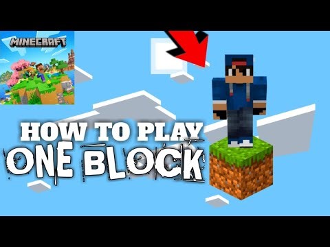One Block Download For Minecraft Bedrock/PE 1.17-1.21🔥