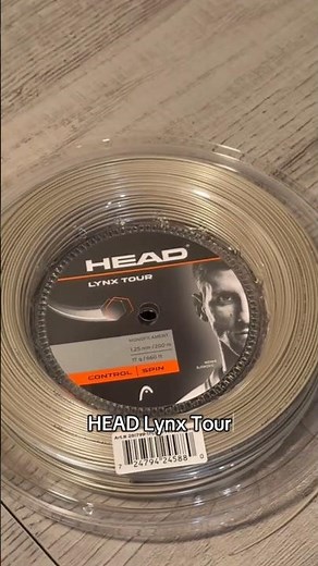 HEAD Lynx Tour - if you want heavy spin, this one bites🔥 #tennis #tennisstrings #tennisstringing