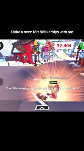 Hurry up... Be fast You don't have much time left #christmas #mrswhiskerpips #adoptme #neon #whiskerpips