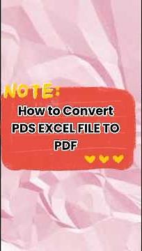 Convert personal data sheet PDS to Excel. Paano e convert ang excel to pdf.