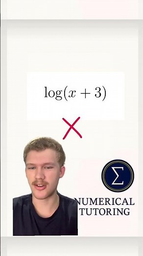 Log Laws Explained (Why log x + log 3 ≠ log(x + 3))