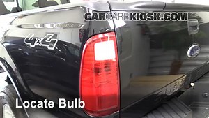 Rear Turn Signal Replacement on a 2010 Ford F-250 Super Duty XLT 6.4L V8 Turbo Diesel Standard Cab Pickup