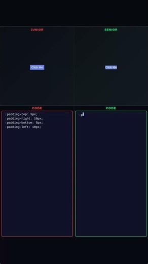 Junior vs Senior: CSS Padding!