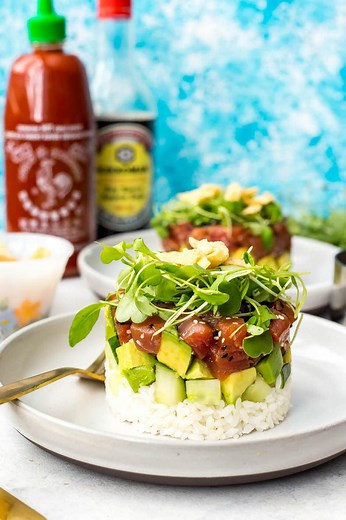 Ahi Tuna Sushi Stacks {Cactus Club Copycat} - The Girl on Bloor