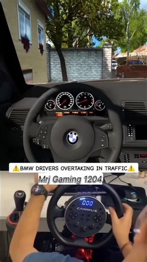 😱 BMW Drivers Overtaking in Traffic 🚗🔥 | Real Driving Simulator Gameplay #Shorts