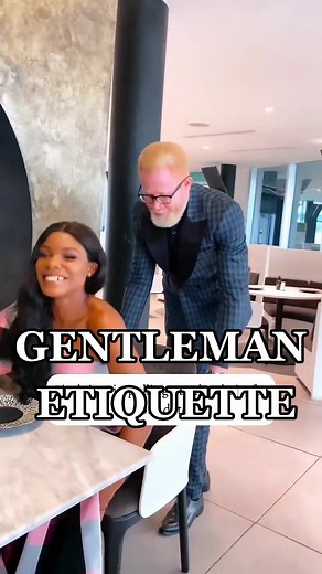 Dear Gentleman In Training, Believe it or not, chivalry is extremely attractive. The woman got dressed and came out to spend time with you, so treat her right. Be a gentleman. “Find joy in pulling out her chair, be attentive and present.” Modern women love gentlemen! Do tag a gentleman or even a man who will be willing to learn🤍🙏🏾 #etiquettewithayanime #elegancewithayanime