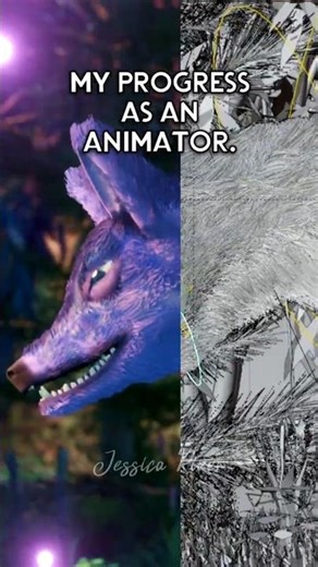 My progress as an animator using Blender. Mystical Wolf Animation Story | Jessica River